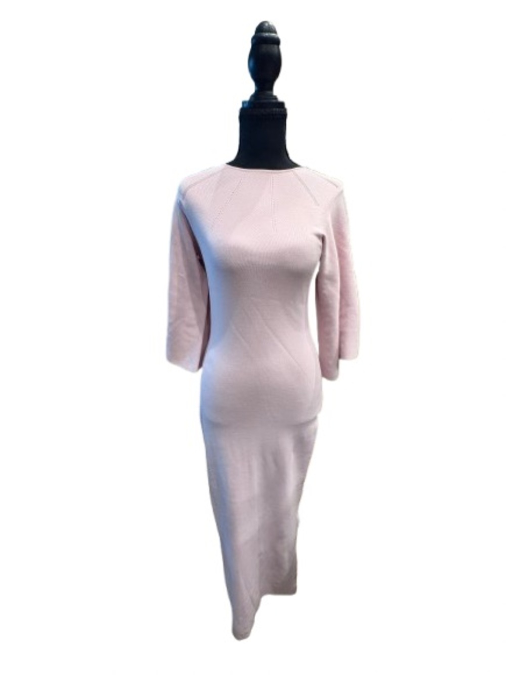 Ted Baker Pale Pink Long Sleeve Midi Dress